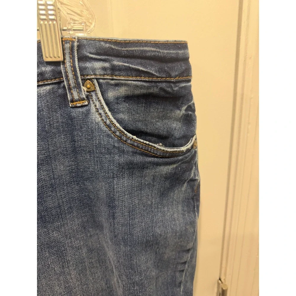 Kut from the Kloth Women Jeans Amy‎ Ankle Straight Leg Blue 24W